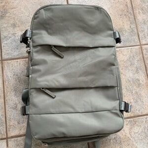 Light olive green Backpack w usb port